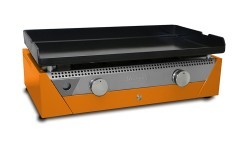 Plancha Gaz Acier Laminé au Carbone RAINBOW ORANGE