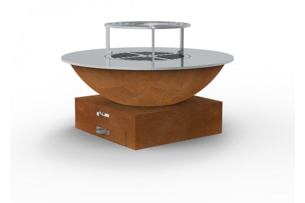 Brasero Corten - Modèle Saturn S - 80cm