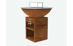 Brasero corten - Modelo Saturno L - 100cm