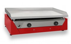 Plancha eléctrica cromo duro RAINBOW Rojo 70cm