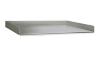 Ground steel plancha plate