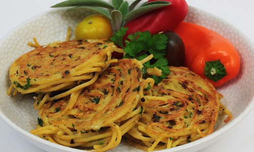 Galettes de spaghettis